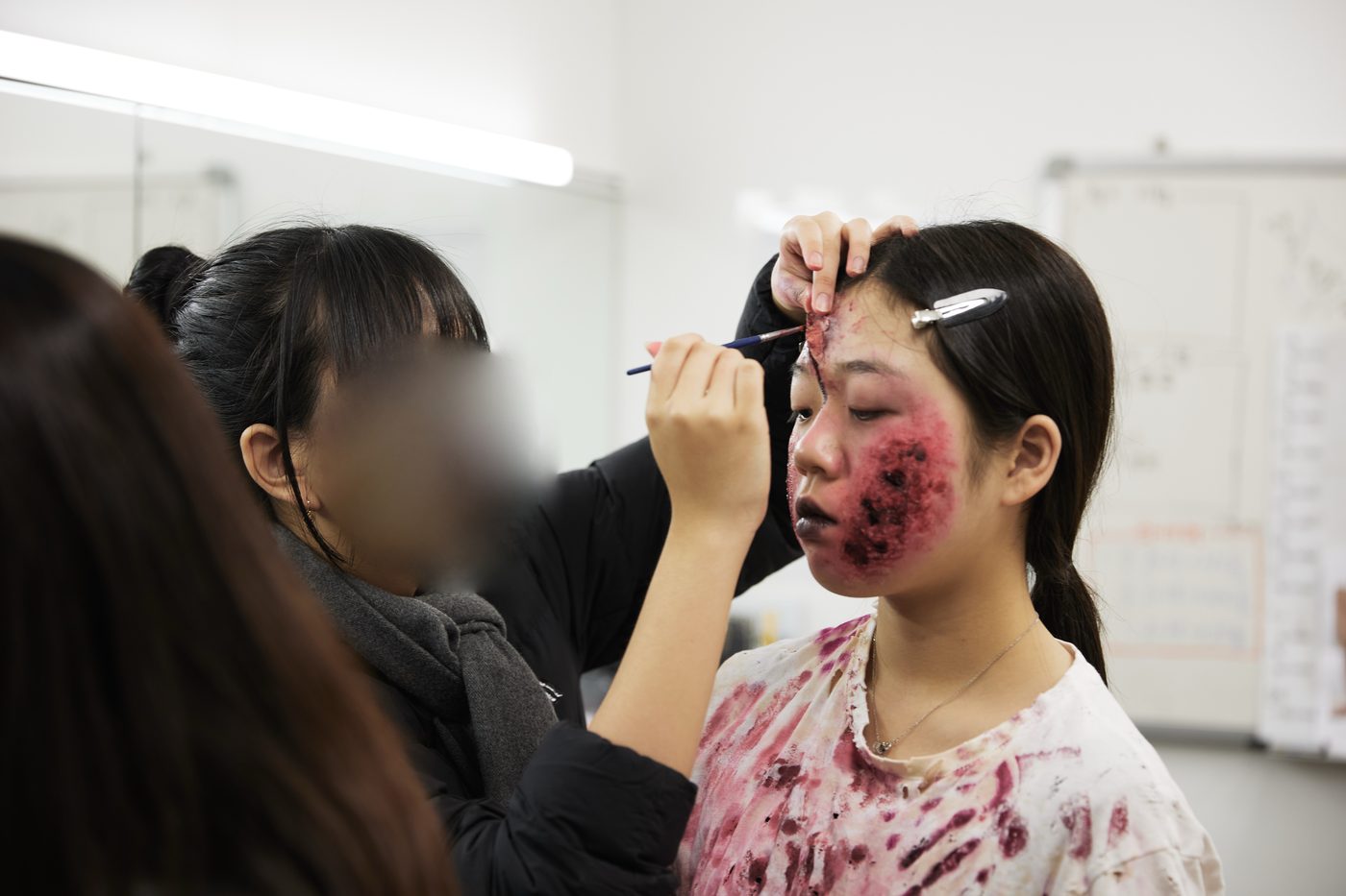 영화 특수분장 민간자격증 실습 사진 2