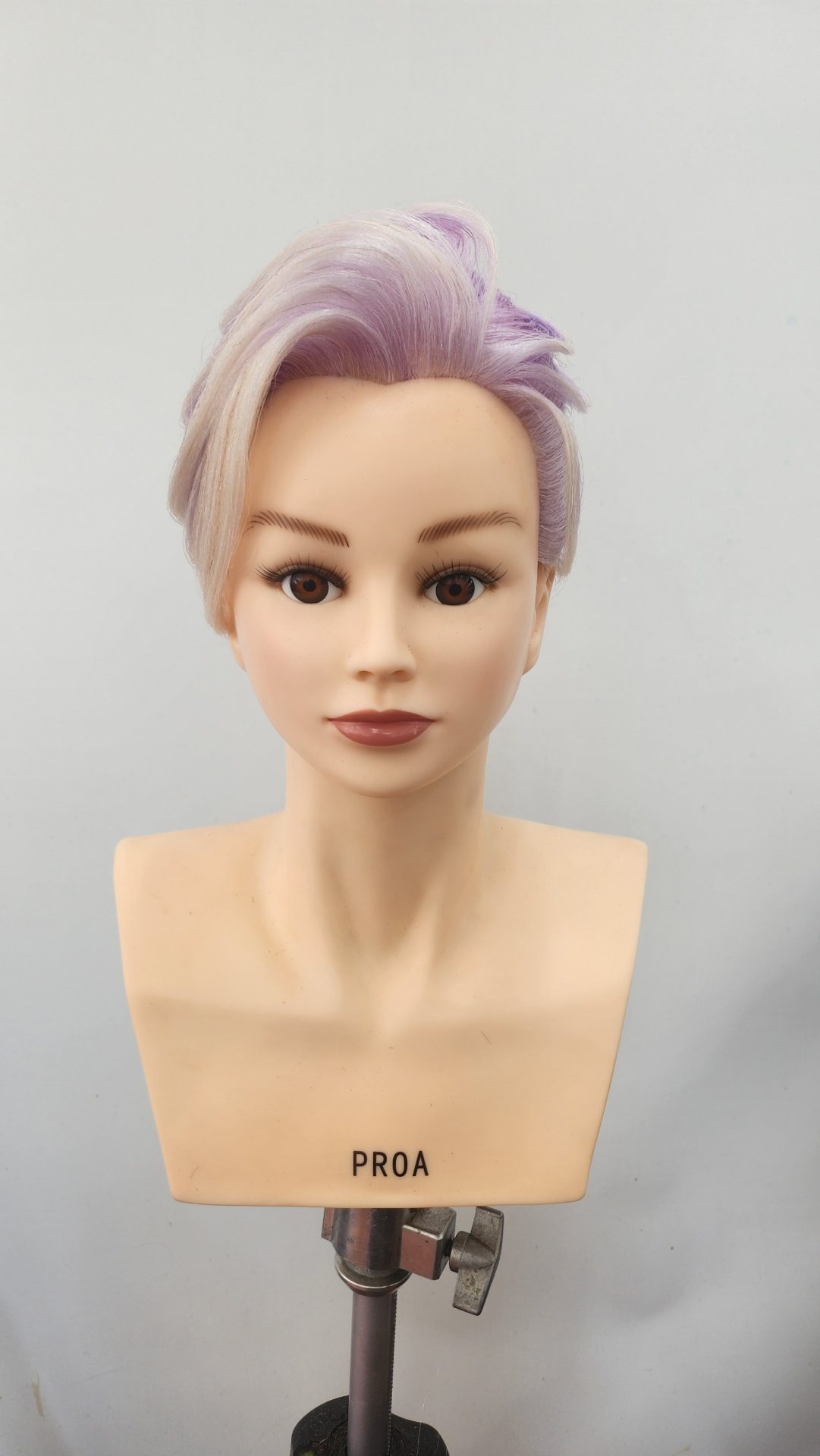 퍼플 블룸 헤어 아트 사진 1