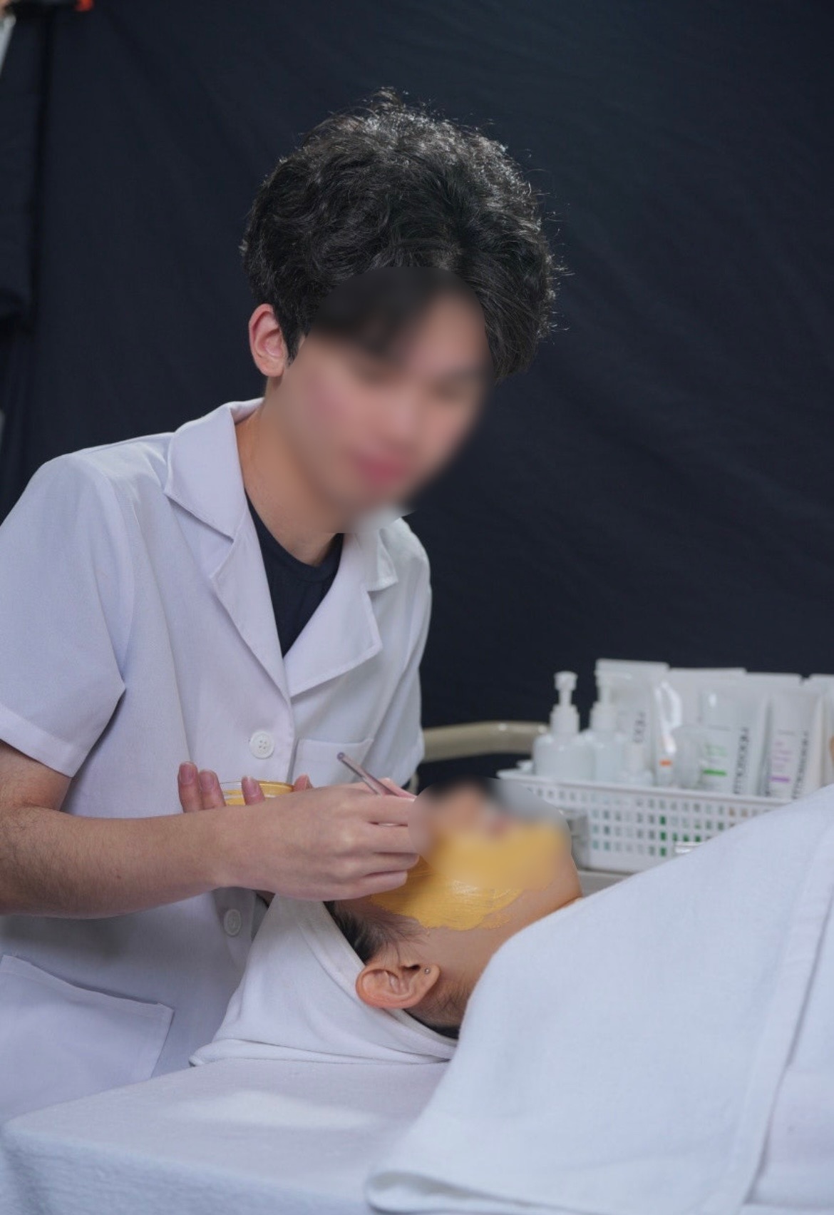 피부미용 국가자격증 실기 수업 현장 사진 4